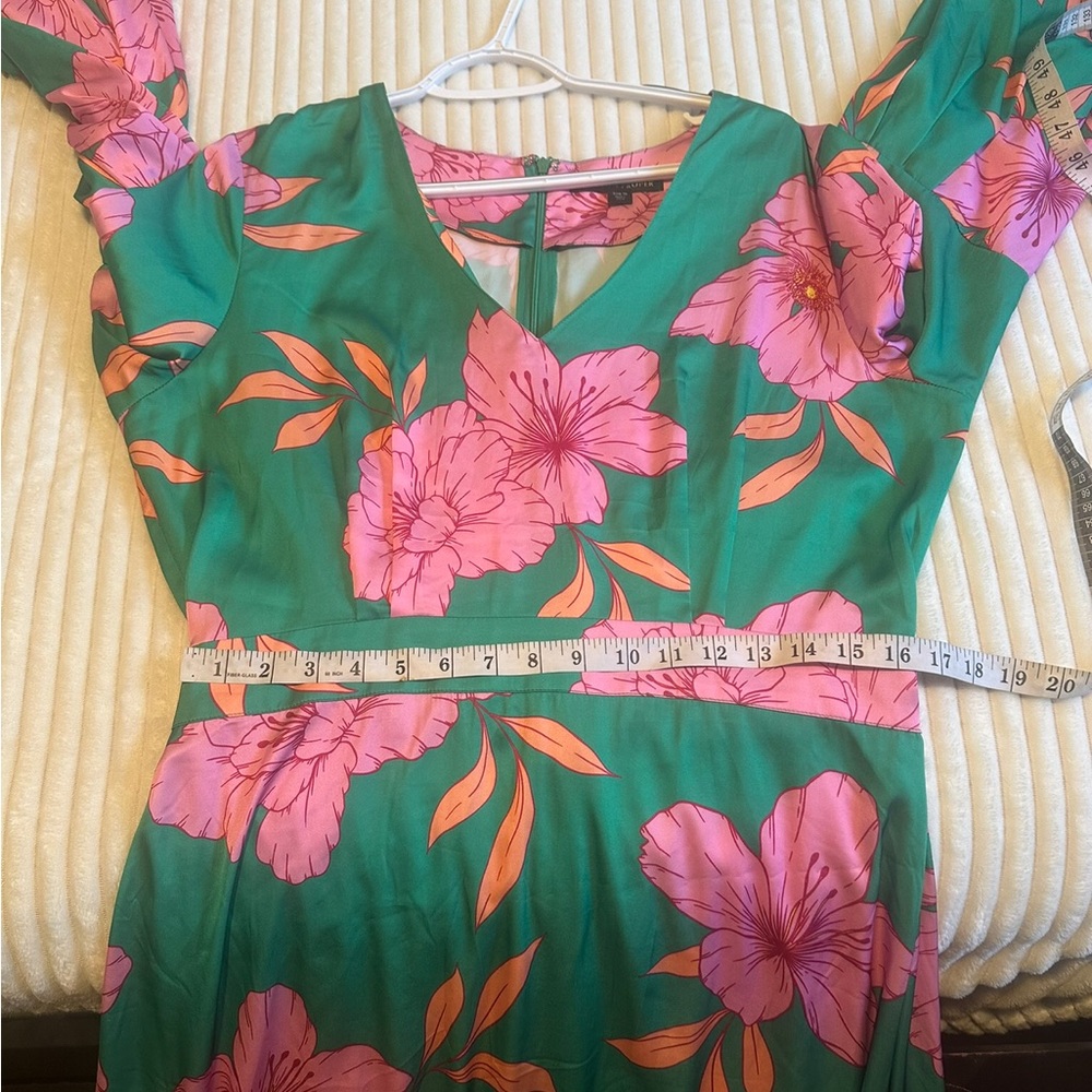 Boston Drawn Floral Tiered Maxi Dress Women’s Size 16 - Picture 16 of 16